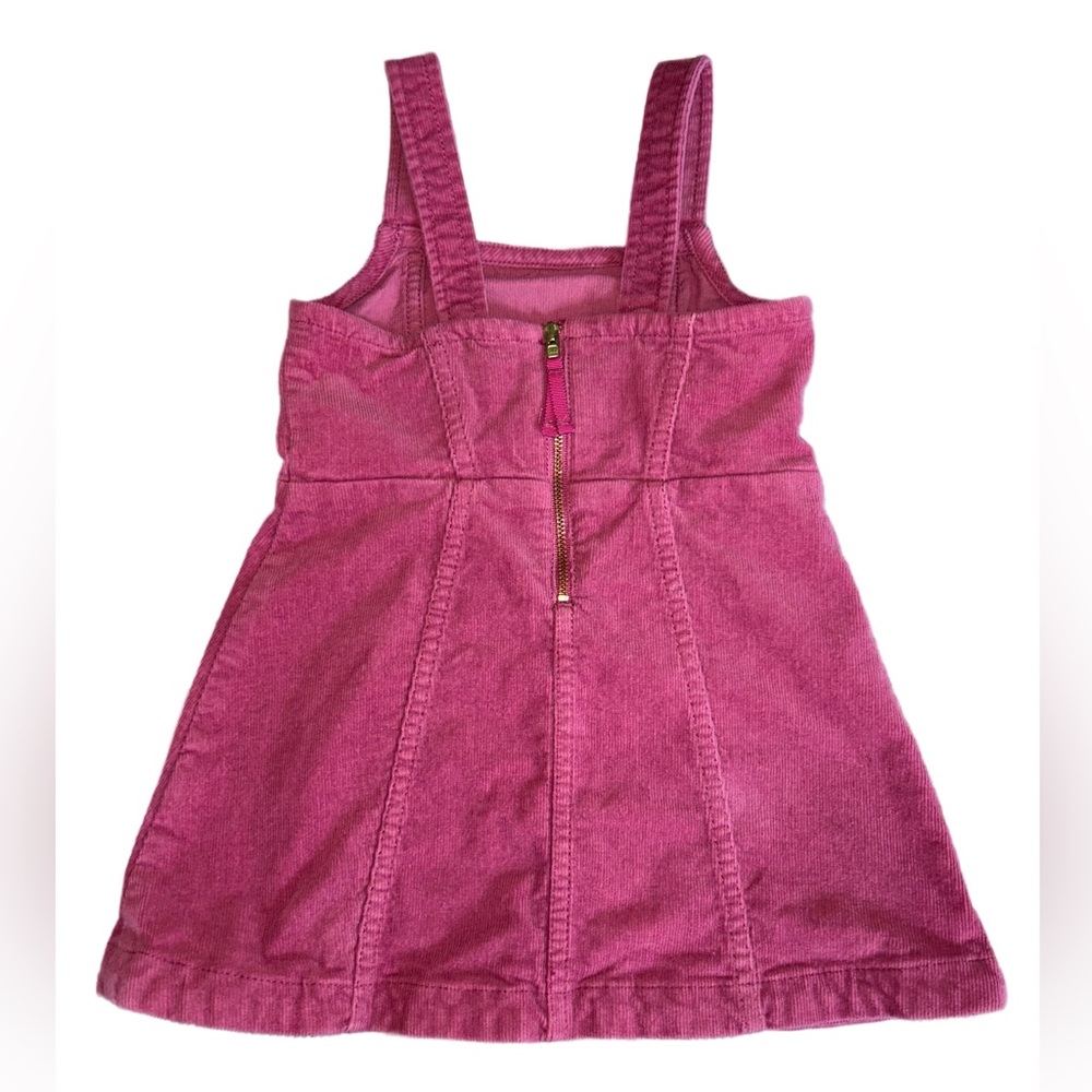 Pink Corduroy Toddler Dress